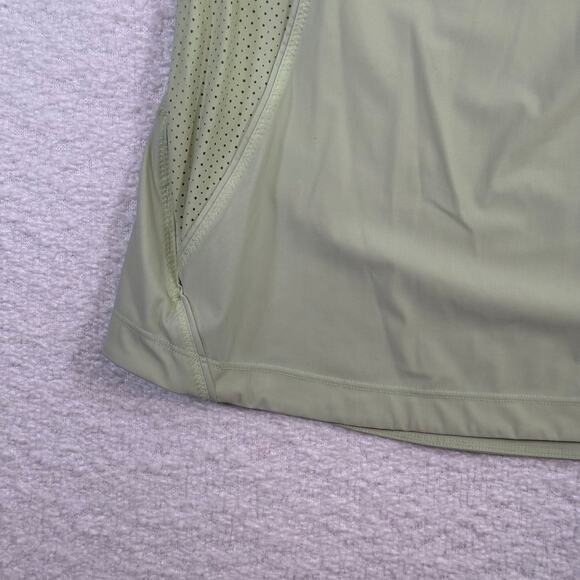 ATHLETA womens Pacifica II Tee Rashguard Top light yellow/green size med - Picture 2 of 9